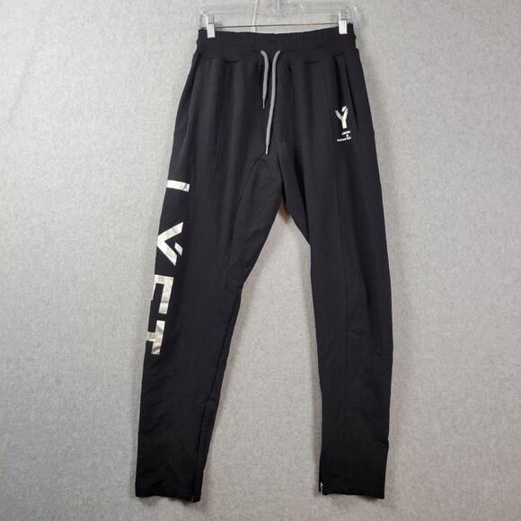 Muscle Diamond Lyft Black Zip Cuff Drawstring Active Sweatpants Men's XL - Picture 1 of 12